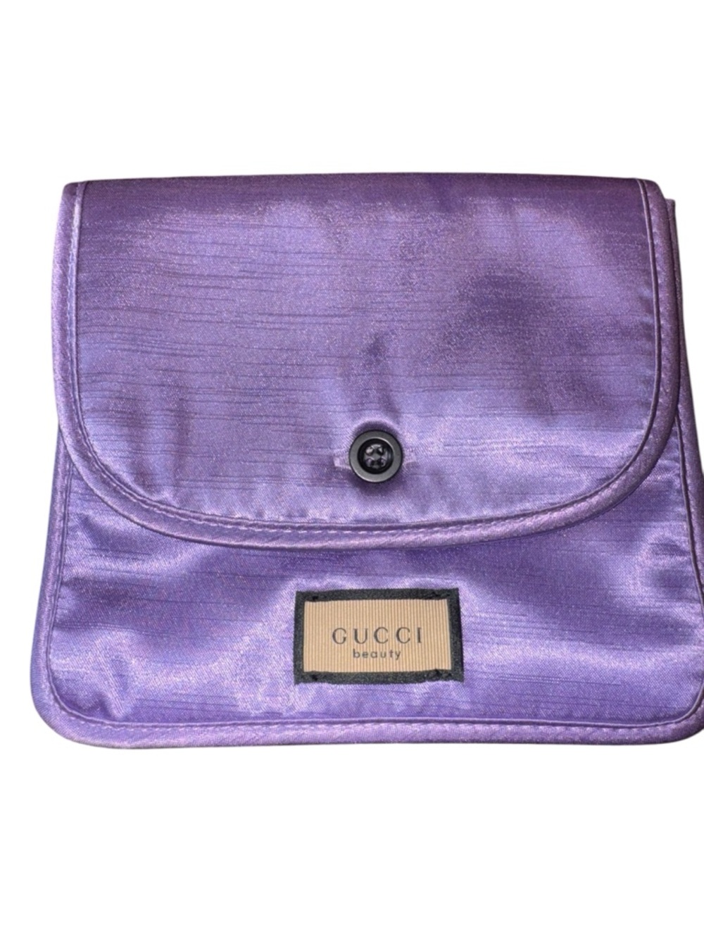 Gucci beauty Shimmer Purple Cosmetic Pouch